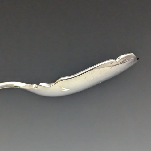 Early 20th Century British Antique White Pearl Shell Handle Jam Spoon Pair Boxed